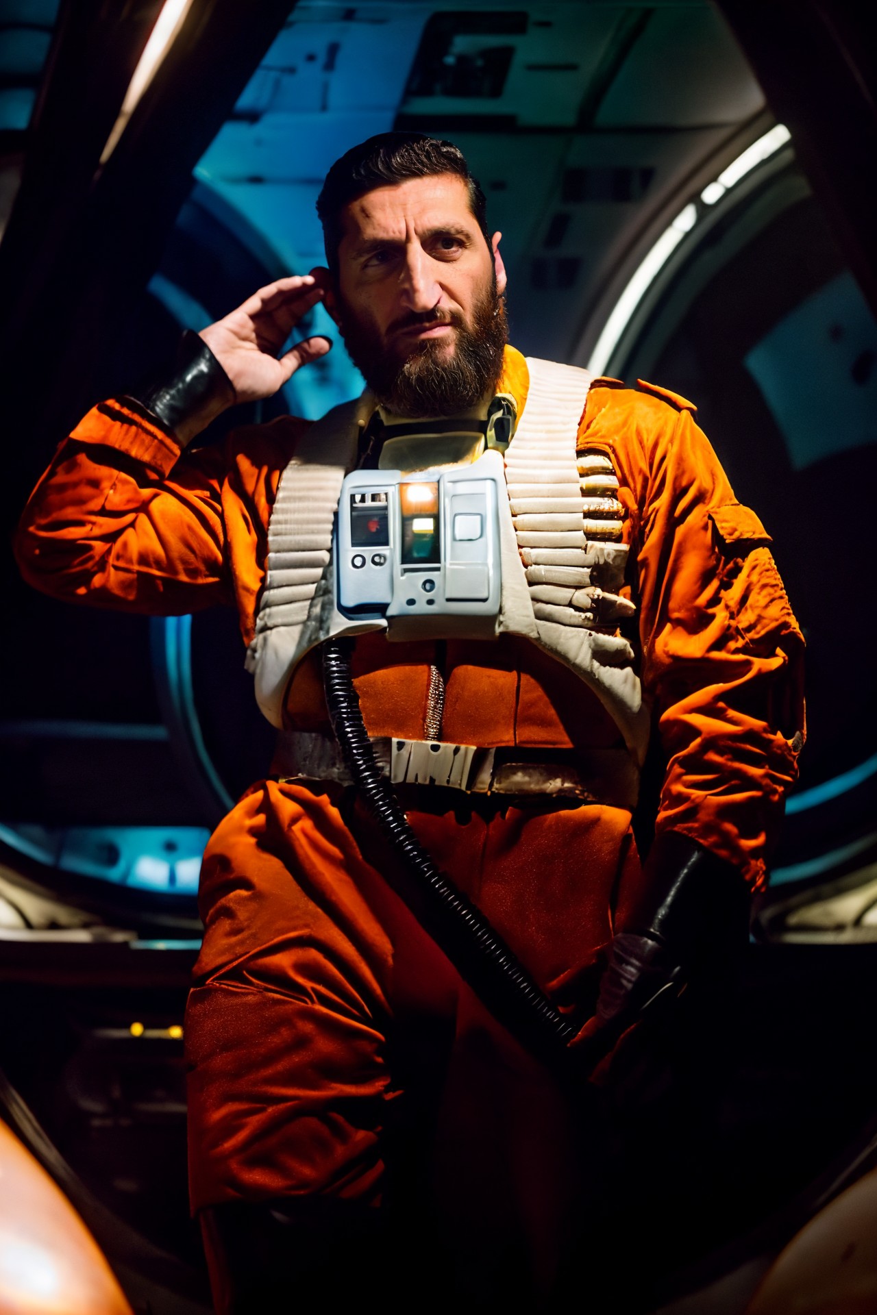 12917-2433988693-(Fares Fares_1.2) man with a (slicked-back hair_1.3) wearing a rebel pilot suit, inside a cockpit with one big wide panel (curve.jpg